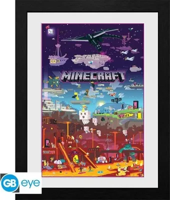 Produktbild von Minecraft - World Beyond Gerahmte Poster, Bilder