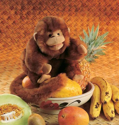 Produktbild von Folkmanis Monkey, Handpuppe, Tier, 1 Stück(e)