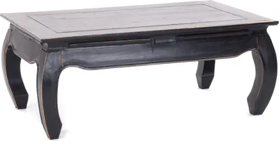 Produktbild von OPIUMTISCH "EAST" | 100x60cm (BxT), Mahagoni | Beistelltisch | Farbe: 09 voodoo - schwarz