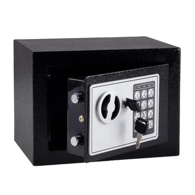 Immagine prodotto di Bc-elec - 5417-1207 Cassaforte con serratura a combinazione digitale + chiave 23x17x17cm
