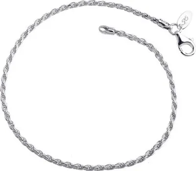 Produktbild von SILBERKETTEN STORE Kordelkette Armband 1,8mm - 925 Silber, Länge wählbar von 16-25cm - 21cm