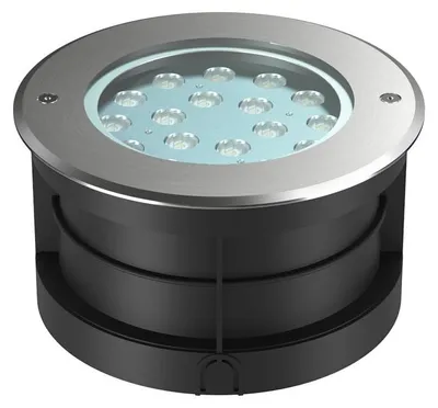 Produktbild von Sigma XL 17 LED-Einbaustrahler, 17 W, 3000 K, 30° Abstrahlwinkel, Schutzart IP65, IK05, Edelstahl 304, silberfarben - Beneito & Faure