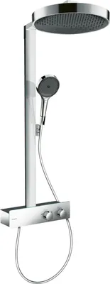 Obrázok produktu pre HANSGROHE Rainfinity Showerpipe 360 1jet so ShowerTablet 350, sprchovací set s termostatom, priemer 36 cm, chróm
