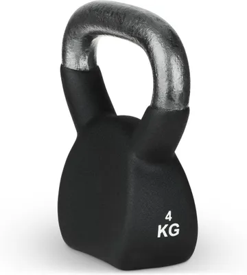 Produktbild von Kettlebell aus Gusseisen mit Neoprenüberzug: Kraft und Fitness in einem