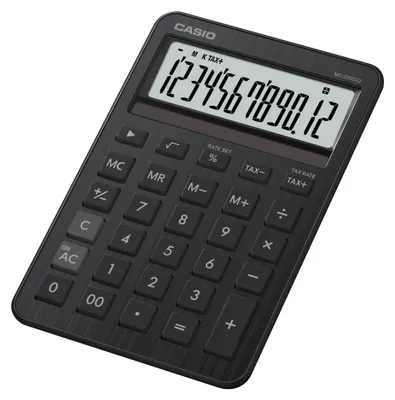 Produktbild von Casio Tischrechner schwarz MS-200DQ-BK