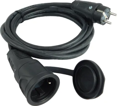 Produktbild von NWP 3m Schuko Verlängerungskabel Gummikabel 3x1,5mm² H07RN-F IP54