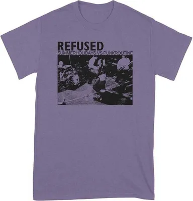Produktbild von Refused T-Shirt Herren Summerholidays VS. Punkroutine lila L