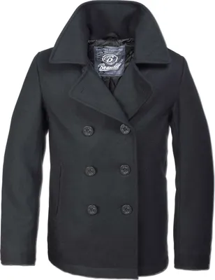Produktbild von Brandit Pea Coat Jacke, schwarz, S