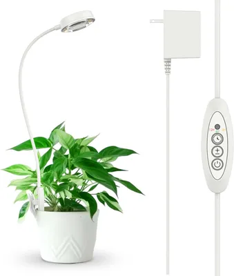 Obrázek produktu pro SANSI 10W LED nastavitelná lampička pro růst rostlin s časovačem