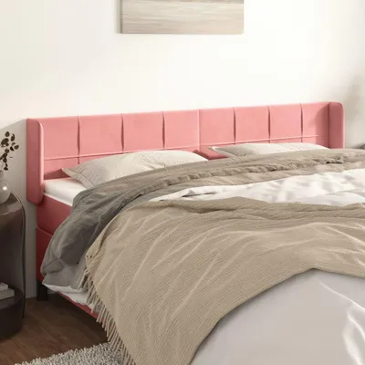 Obrázok produktu pre vidaXL Čelo postele s ušami ružové 163x16x78/88 cm Velvet
