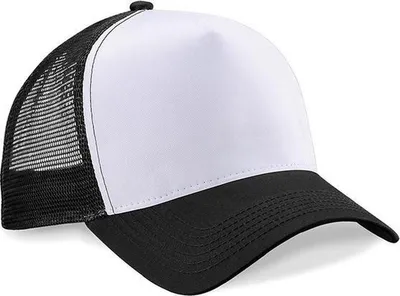 Produktbild von Snapback Trucker – Beechfield – Schwarz/Weiß