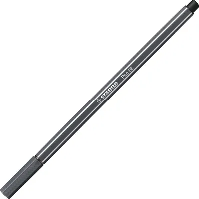 Produktbild von Premium-Filzstift - STABILO Pen 68 - Einzelstift - schwarzgrau