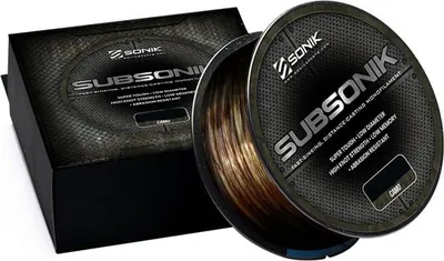 Produktbild von Sonik Subsonik - 1200m Angelschnur, Farbe:Camo, Durchmesser/Tragkraft:0.38mm / 22lb