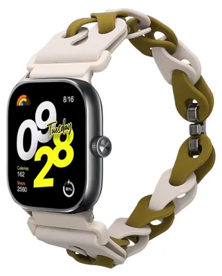 Produktbild von kwmobile Ersatzarmband kompatibel mit Xiaomi Smart Band 8 Pro / Band 9 Pro / Redmi Watch 5 / Redmi Watch 4 Armband - Silikon Band für Fitnesstracker -