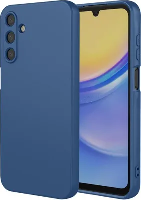 Obrázok produktu pre Puzdro pre Samsung Galaxy S24 FE - Zadný kryt Phonesta Soft Silk Silikónový - Tmavomodrá