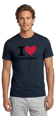 Produktbild von Spreadshirt Stromberg Fanartikel I Love Stromberg Männer T-Shirt, XL, Navy