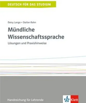 Produktbild von Mündliche Wissenschaftssprache. Handreichung für Lehrende