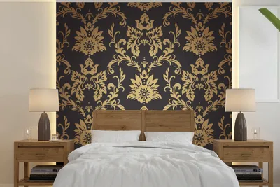 Produktbild von MuchoWow® Fototapete für Wohnzimmer oder Schlafzimmer Wandtapete Vinyl Motivtapete Blumen - Licht - Vintage - 240x240 cm - Schlafzimmer-Tapete