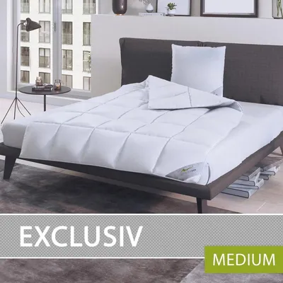 Produktbild von Bettwaren-Shop Daunendecke Exclusiv medium, Füllung: 100% Daunen 200x210 cm