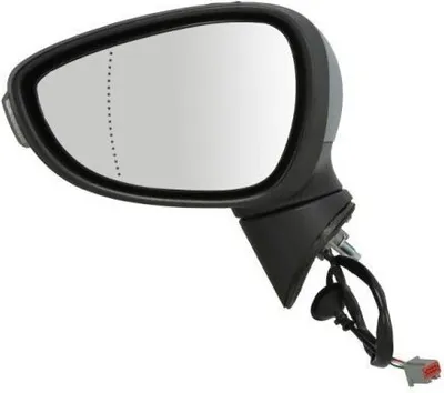 Produktbild von BLIC 5402-04-1111392P Außenspiegel Seitenspiegel Links für FORD Fiesta Mk6 Schrägheck (JA8, JR8) Asphärisch Grundiert Elektrisch