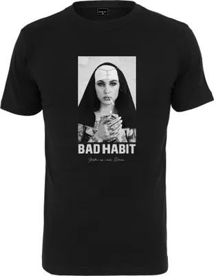 Image de T-shirt pour homme Mr. Tee Bad Habit Tee noir - 5XL