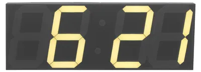 Produktbild von LED Digital Wanduhr - Großes 45 cm Display - Fernbedienung - Countdown & Timer - Wand- und Tischuhr - Schwarz
