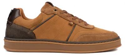 Zdjęcie produktu dla Buty sportowe Bufflox model Atenas, męskie, kolor beżowy, wykonane z zamszu