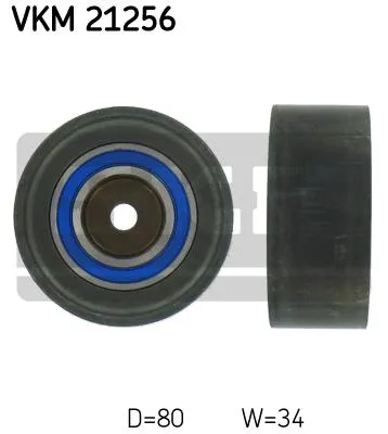 Produktbild von SKF VKM 21256 Umlenkrolle Zahnriemen für VW GOLF VI (5K1) Golf V Schrägheck (1K1) TOURAN (1T1, 1T2) TIGUAN (5N) für AUDI A4 Avant (8K5, B8)