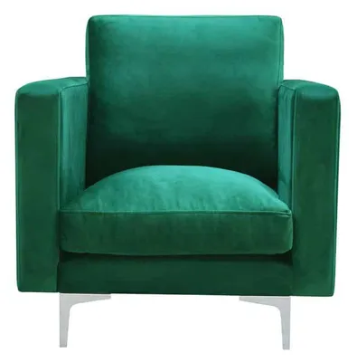 Produktbild von Sessel Stuhl 1x Esszimmer Fernseh Lounge Textil Sitz Grün Modern Polsterstuhl