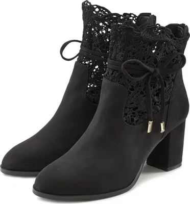 Produktbild von LASCANA High-Heel-Stiefelette Sommerstiefelette schwarz Größe 39