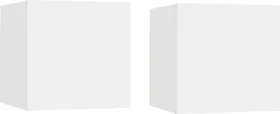Produktbild von TV-Wandschränke 2 Stk. Weiß 30,5x30x30 cm