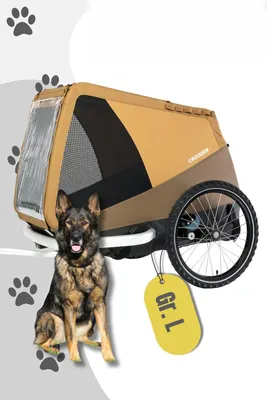 Produktbild von Croozer Dog Mikke, 54 cm, 90 cm, 77 cm, 860 mm, 1050 mm, 930 mm