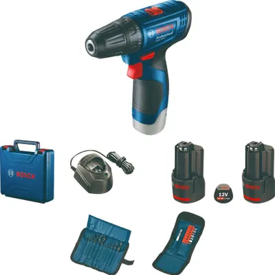 Obrázok produktu pre AKUMULÁTOROVÁ VRTAČKA BOSCH PROFESSIONAL GSR 120 Li 12 V, 30.00 nm, POČET BATÉRIÍ 2, 2.00 Ah, KUFOR