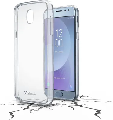 Productafbeelding van Cellularline CLEARDUOGALJ517T, Hoesje, Samsung, Galaxy J5 (2017), Transparant