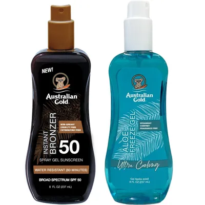 Image de Australian Gold Gel avec Bronzer SPF50 + Aloe Freeze Gel
