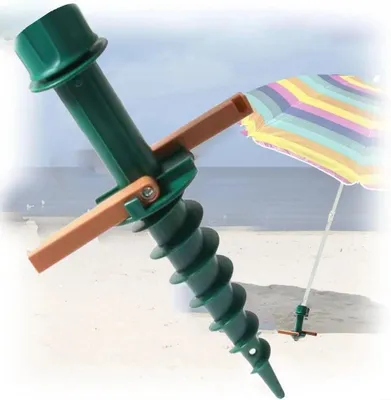 Produktbild von Sonnenschirmständer Bodenhalter verstellbar, stabiler Schirmhalter für Garten & Terrasse, wetterfest & langlebig für Outdoor Nutzung