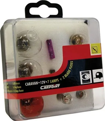Produktbild von Carpoint 9-Teiliges Ersatzlampenkasten Wohnwagen