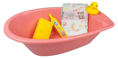 Immagine prodotto di Heless GmbH: Vasca da bagno con accessori, colore rosa, altri