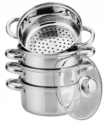 Produktbild von Zilner Dampfgar Topf 22cm Induktion für Gas & Keramik
