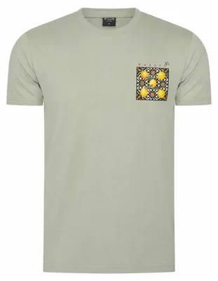 Produktbild von Ballin Est. 2013 Orange Backprint Shirt  Grun - Große L
