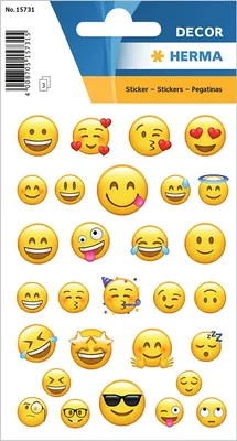 Produktbild von Naklejka Lovely Emoijs