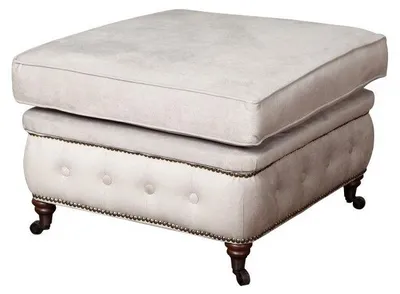 Image de Chesterfield, repose-pieds Oxford, pouf, ottoman, siège, pouf design