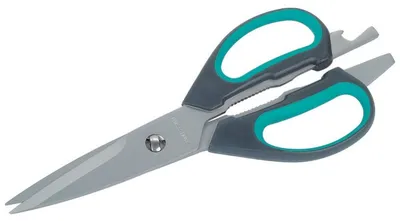 Zdjęcie produktu dla Nożyczki Wolfcraft wielofunkcyjne stalowe zielone (21,5 cm)