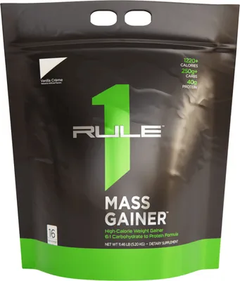 Produktbild von Rule1 R1 Mass Gainer (11,4lbs) Vanilla Crème - Gewichtszunahme - Mit Kreatin