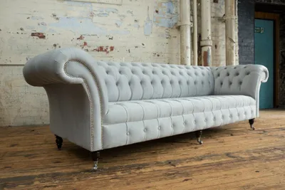 Immagine prodotto di Divano in tessuto divano Chesterfield grandi divani xxl divani sedile imbottito 265cm