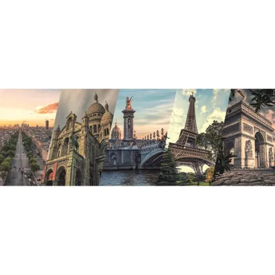Produktbild von DINO Panoramapuzzle Paris Collage 2000 Teile