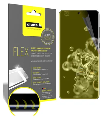 A product package for a screen protector and the screen protector applied to a smartphone.