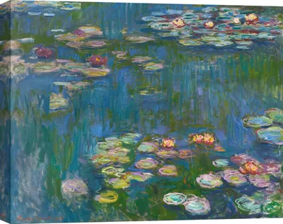 Immagine prodotto di Stampe su tela Claude Monet - Ninfee (dettaglio) - 100 x 70 cm