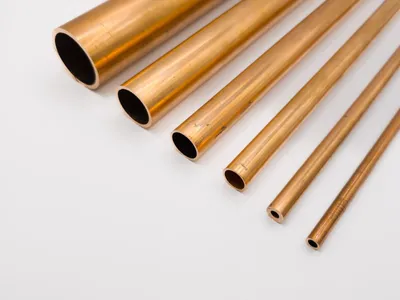 Produktbild von Kupfer Cu99,9 CW024A (Cu-DHP) Rundrohre, Durchmesser: 15x2 mm, Länge: 150 mm