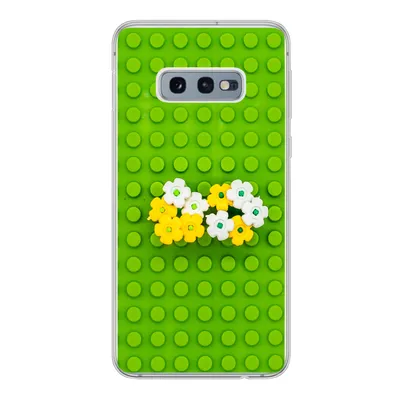 Produktbild von MuchoWow® Handyhülle Schutzhülle Hülle für Samsung Galaxy S10e Unterlage mit Blumen Silikon Softcase Handy Hülle - Handy